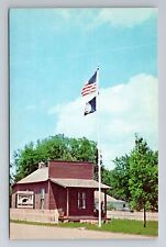 Osawatomie KS-Kansas, The Original Land Office, Antique Vintage Postcard picture