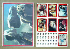 1982 Topps E.T.Extraterrestrial Uncut 9 Sticker Sheet picture