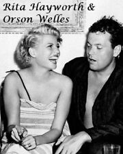 Rita Hayworth & Orson Welles candid 1940's off-screen pose together 24x30 poster picture