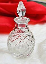 Vintage small pressed glass parfume bottle picture