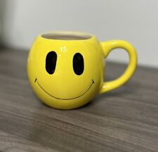 Vintage Yellow Smiley Face Winking Mug Happy Face Mug Cup Pier 1 Imports picture