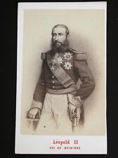 Leopold II of Belgium vtg CDV Portrait Albumen Print Paris Photo Neurdein Paris picture