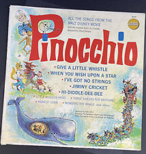 Vintage Disney’s PINOCCHIO 1962 All The Songs From The Walt Disney Movie picture