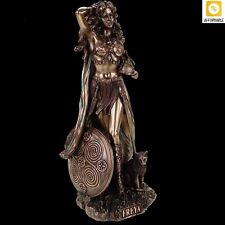 Norse Goddess Freya With Shield VERONESE Figurine Hand Painted Perfect Gift picture