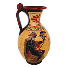 Greek Pottery Vase 22cm ,Prometheus with Eagle,Goddess Artemis picture