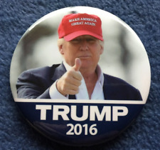 2016 DONALD TRUMP (OFFICIAL) MAKE AMERICA GREAT AGAIN (AUTHENTIC) PIN BUTTON picture