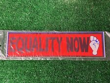 equality now vintage bumper stickers 70-80s  picture