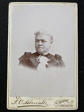 Oakland California CA Identified Older Woman Antique Cabinet Photo picture