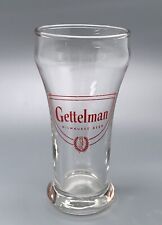 Gettelman Beer Sham Glass / Vtg Barware Advertising / Man Cave Home Bar Decor picture