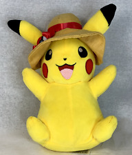 Pokemon 8” Pikachu Summer Hat With PokéBall Plush Licensed Authentic RARE NEW picture