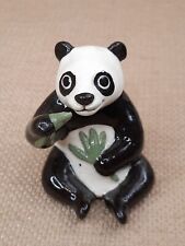 Miniature Panda Bear Figurine Pottery Panda 2