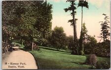 Seattle WA Kinnear Park Nice Colored Vintage Postcard J2 picture