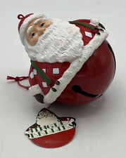 Dept Department 56 Jingle Bellies Ornament Santa Giant Bell Ball picture