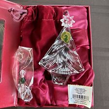 Waterford Crystal Ornament w/ Decorative Hook 2014 Christmas Tree Ireland 164569 picture
