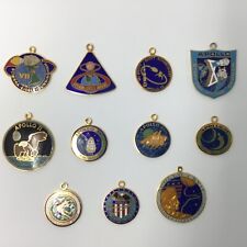 Vintage NASA Apollo 7 to 17 Enamel/Metal Pins collection  picture
