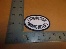 City Of Detroit Parking Meters Patch~Michigan~MI~Brand New~Police~Blue Oval~ picture