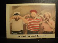 1959 Fleer #17- Three Stooges Card 3 Stooges No Creases Off Center picture