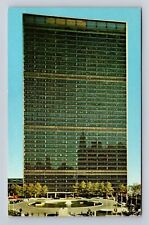 New York City NY, United Nations Secretariat Building, Vintage c1953 Postcard picture