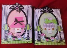 Vtg Flirty Girl Notes, Set of 2, by Lady Jayne Ltd. in Pink and Green Sets picture