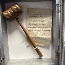 Abraham Lincoln - Authenticated Gavel With Accompanied Letter. One Of A Kind. picture