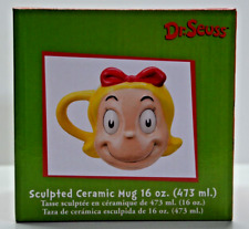 Dr. Seuss The Grinch Cindy Lou Sculpted Ceramic 16 Ounce Mug  New In Box picture