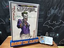 JOKER YEAR OF THE VILLAIN #1 VARIANT A SIGNED CLAYTON CRAIN 593/1000 BEAUTY picture