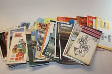 Lot of 46 Vintage Maps US & International Nat Geo Road Maps Travel 1960's -90's picture