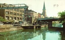 Vintage Postcard 1957 Erie Barge Canal At Lockport New York Buffalo Stationery picture