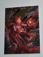 2022 Fleer Ultra Avengers Gold Rainbow Foil Parallel #61 Scarlet Witch picture
