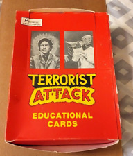 1986/1987 Terrorists Attack Educational cards Full box w/36 packs Piedmont Candy picture
