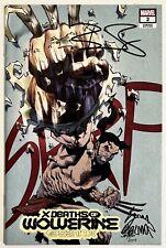 X Deaths of Wolverine #2 NM+ (2022) 🔥DBL Signed: Benjamin Percy & Ryan Stegman picture