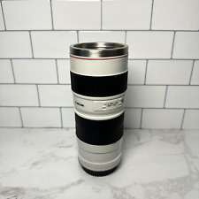 Large Caniam Camera Lens Travel Mug Canon Lens Style Thermos Cup no lid picture