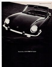 1968 FIAT 850 Spider Convertible Sports Car Ad ~ Match this: $2085 picture