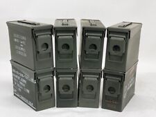 30 Cal Metal Ammo Can – Military Steel Box Ammo Storage - Used - 8 Pack picture