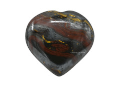 Iron Tiger Crystal Heart Palm Stone picture