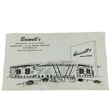 Boswell's Park Avenue Restaurant Paducah Kentucky Postcard Posted 2 Cent Stamp  picture