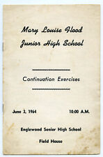 1964 Mary Louise Hood Junior High School Englewood Colorado Continuation Booklet picture