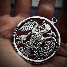 Vintage Handmade in Egypt LARGE Sterling One of One Custom Steppe Eagle Pendant picture