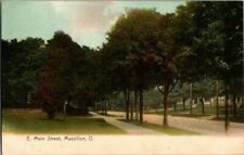 1908. E. MAIN STREET. MASSILLON, OH  POSTCARD GG11 picture
