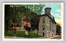Pomeroy OH-Ohio, Meigs County Court House, Antique Vintage Souvenir Postcard picture