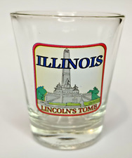 Illinois Shotglass Lincolns Tomb Springfield Memorial Historic Chicago picture