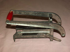VINTAGE 1940-50S RED WOOD EKCO TOMADO HOLLAND POTATO FRENCH FRIES CUTTER picture