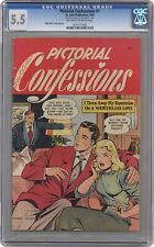 Pictorial Confessions #1 CGC 5.5 RESTORED 1949 1201577001 picture