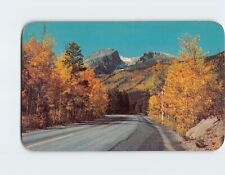 Postcard Mt. Hallett from Bear Lake Rocky Mountain National Park Colorado USA picture