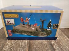  Animated Table Accent  Fishing by Lemax NIB 2022 Too Big A Catch Christmas  picture