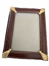 Elysees Small Leather Picture Frame 3.5”x 5” picture