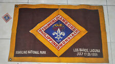 RARE 1959 World Jamboree Philippine Boy Scout Contingent Makiling Large Flag  picture