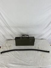 WWII WW2 Style German Ammo Can Postwar Manufacture EMPTY With Belt Mg43 picture