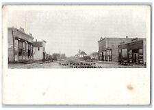 c1920's East Main Street Dirt Road Establishments McCallsburg Iowa IA Postcard picture