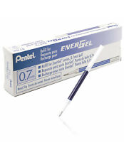 10 X Pentel LR7 Roller Refill for EnerGel Gel Pen 0.7mm Metal Tip - Blue Ink picture